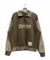 EVISU（エヴィス）の古着「BLOCKING HEAVY WASHED HALF ZIP SWEATSHIRT/2EAEJM5SW6106」｜カーキ