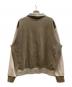 EVISU (エヴィス) BLOCKING HEAVY WASHED HALF ZIP SWEATSHIRT/2EAEJM5SW6106 カーキ サイズ:XL：23000円