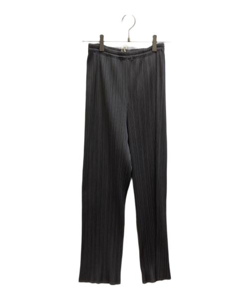 PLEATS PLEASE（プリーツプリーズ）PLEATS PLEASE (プリーツプリーズ) プリーツパンツ/PP04-JF643 グレー サイズ:2の古着・服飾アイテム