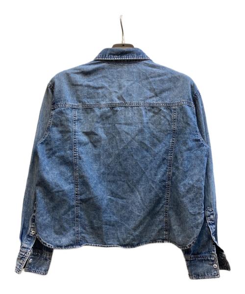 JUSGLITTY（ジャスグリッティー）JUSGLITTY (ジャスグリッティー) クロップドデニムシャツ/44114990 インディゴ サイズ:1の古着・服飾アイテム