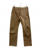 SAMURAI JEANSサムライジーンズ）の古着「ヘビィーチノトラウザーズ」｜ベージュ