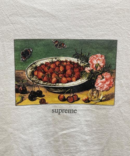 SUPREME（シュプリーム）Supreme (シュプリーム) Strawberries Tee ホワイト サイズ:Lの古着・服飾アイテム