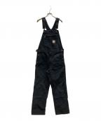 CarHarttカーハート）の古着「Duck Bib Overalls」｜ブラック