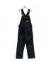 CarHartt（カーハート）の古着「Duck Bib Overalls」｜ブラック