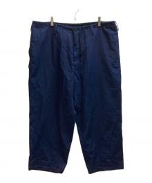 Y's for men（ワイズフォーメン）の古着「コットンリネンツイルパンツ」｜ネイビー