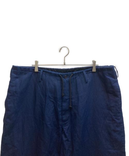 Y's for men（ワイズフォーメン）Y'S for men (ワイズフォーメン) コットンリネンツイルパンツ ネイビー サイズ:1の古着・服飾アイテム