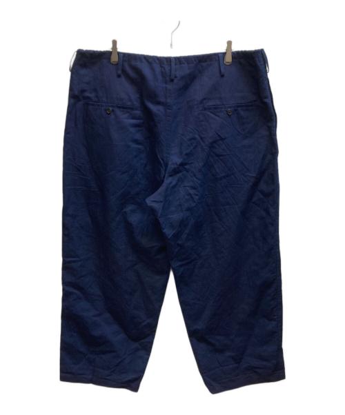 Y's for men（ワイズフォーメン）Y'S for men (ワイズフォーメン) コットンリネンツイルパンツ ネイビー サイズ:1の古着・服飾アイテム