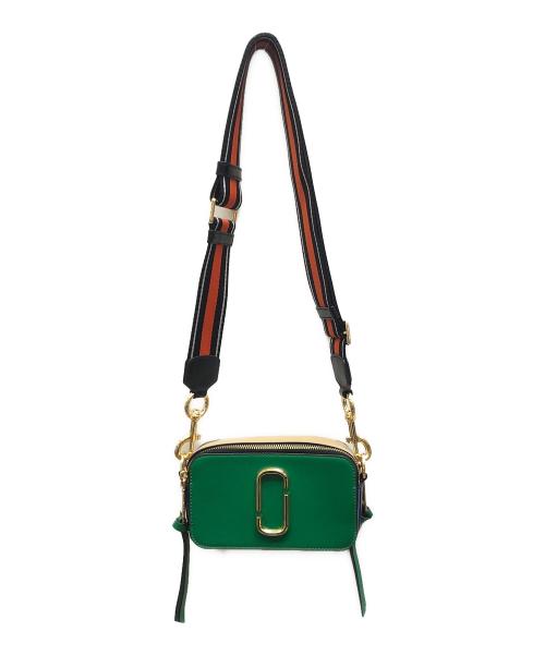 MARC JACOBS（マークジェイコブス）MARC JACOBS (マークジェイコブス) スナップショット グリーン×ベージュの古着・服飾アイテム