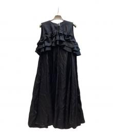 noir kei ninomiya（ノワール ケイ ニノミヤ）の古着「ノースリーブワンピース」｜ブラック