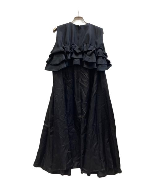 noir kei ninomiya（ノワール ケイ ニノミヤ）noir kei ninomiya (ノワール ケイ ニノミヤ) ノースリーブワンピース ブラック サイズ:XSの古着・服飾アイテム
