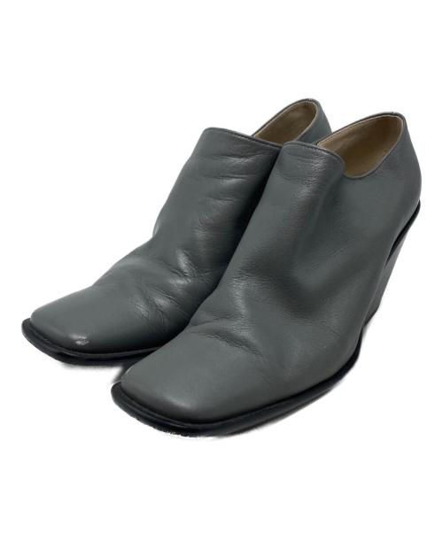 UNTISHOLD（アンチショルド）UNTISHOLD (アンチショルド) レザーブーツ / NATY-2 グレー サイズ:38の古着・服飾アイテム
