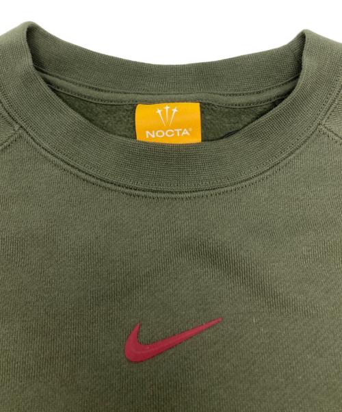 NIKE（ナイキ）NIKE (ナイキ) NOCTA (ノクタ) Fleece CS Crew グリーン サイズ:S 未使用品の古着・服飾アイテム
