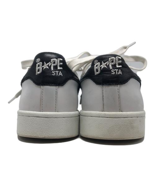 BAPE BY A BATHING APE（ベイプバイアベイシングエイプ）BAPE BY A BATHING APE (ベイプバイアベイシングエイプ) SKULL STA ホワイト サイズ:US9の古着・服飾アイテム
