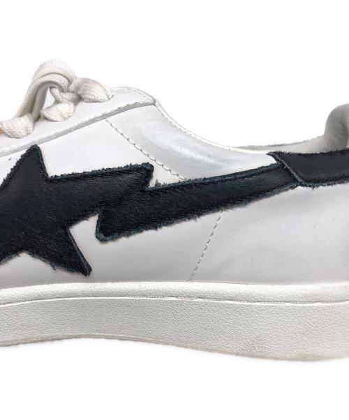 BAPE BY A BATHING APE（ベイプバイアベイシングエイプ）BAPE BY A BATHING APE (ベイプバイアベイシングエイプ) SKULL STA ホワイト サイズ:US9の古着・服飾アイテム