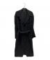 Y's（ワイズ）の古着「WOOL GAUZE 4POCKETS LONG JACKET」｜ブラック