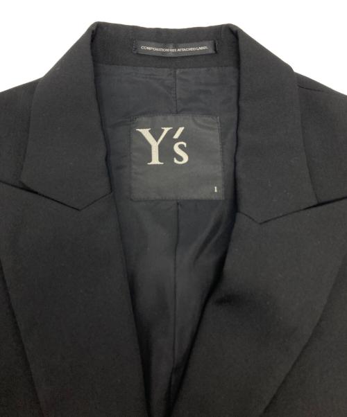 Y's（ワイズ）Y's (ワイズ) テーラードジャケット ブラック サイズ:1の古着・服飾アイテム