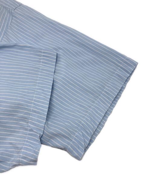 RALPH LAUREN（ラルフローレン）RALPH LAUREN (ラルフローレン) 半袖ストライプシャツ スカイブルー サイズ:16 1/2の古着・服飾アイテム