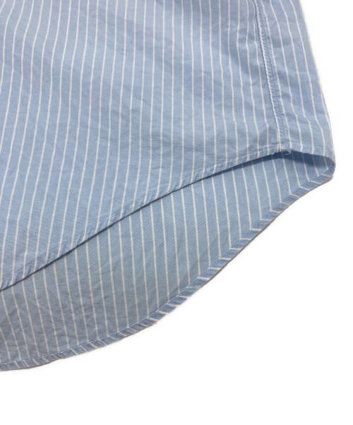 RALPH LAUREN（ラルフローレン）RALPH LAUREN (ラルフローレン) 半袖ストライプシャツ スカイブルー サイズ:16 1/2の古着・服飾アイテム