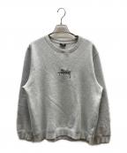 stussyステューシー）の古着「クルーネックスウェット」｜グレー