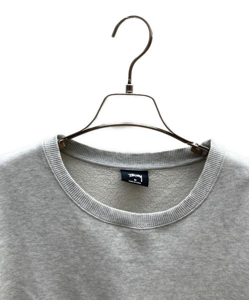 stussy（ステューシー）stussy (ステューシー) クルーネックスウェット グレー サイズ:Mの古着・服飾アイテム