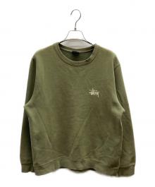 stussy（ステューシー）の古着「クルーネックスウェット」｜カーキ