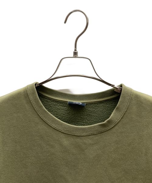 stussy（ステューシー）stussy (ステューシー) クルーネックスウェット カーキ サイズ:Mの古着・服飾アイテム
