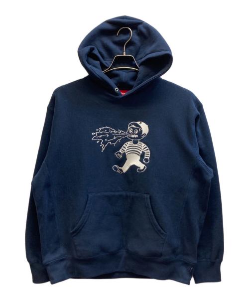 SUPREME（シュプリーム）SUPREME (シュプリーム) Homerun Hooded Sweatshirt ネイビー サイズ:Mの古着・服飾アイテム