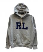POLO RALPH LAURENポロ・ラルフローレン）の古着「RLロゴフーディー」｜グレー
