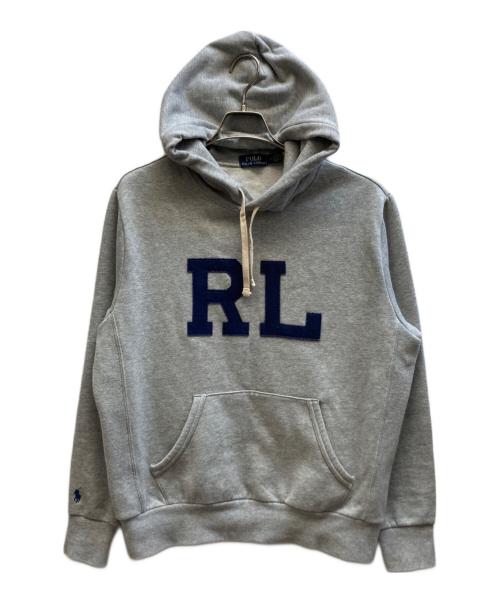 POLO RALPH LAUREN（ポロ・ラルフローレン）POLO RALPH LAUREN (ポロ・ラルフローレン) RLロゴフーディー グレー サイズ:Mの古着・服飾アイテム