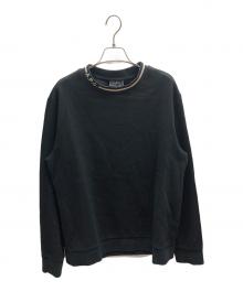 A.P.C.（アーペーセー）の古着「ネックロゴスウェット」｜ブラック