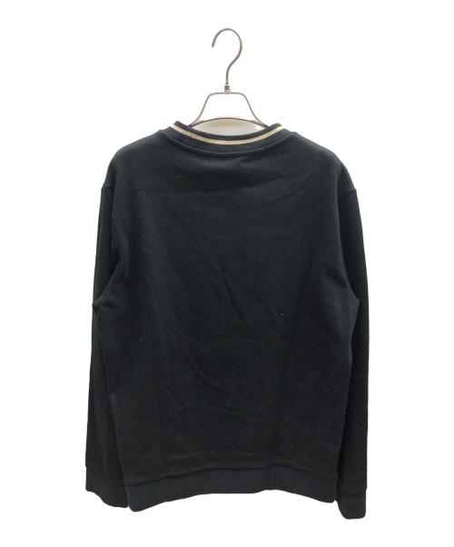A.P.C.（アーペーセー）A.P.C. (アーペーセー) ネックロゴスウェット ブラック サイズ:Mの古着・服飾アイテム