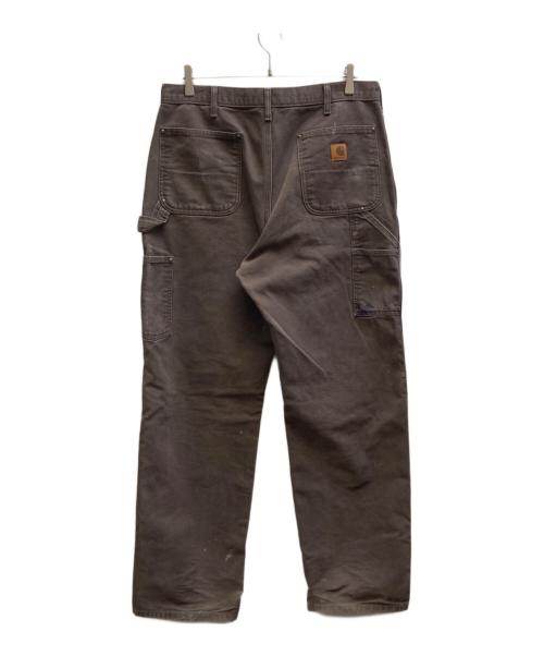 CarHartt（カーハート）CarHartt (カーハート) ダブルニーペインターパンツ ブラウン サイズ: 86cm (W34)の古着・服飾アイテム