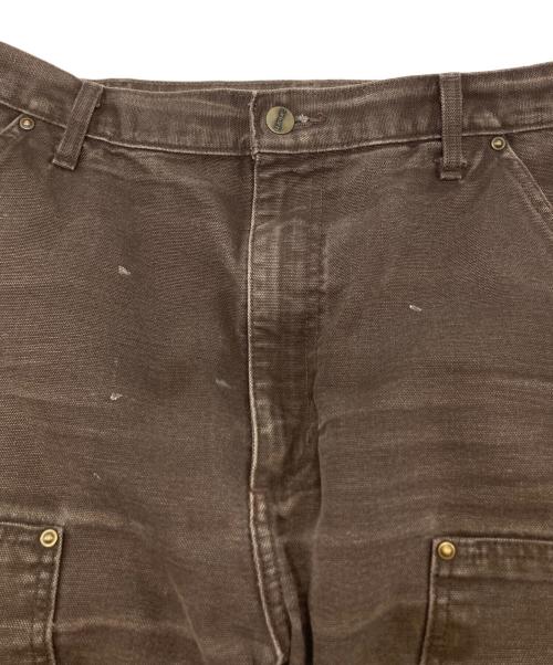 CarHartt（カーハート）CarHartt (カーハート) ダブルニーペインターパンツ ブラウン サイズ: 86cm (W34)の古着・服飾アイテム