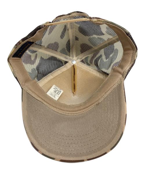 KAPITAL（キャピタル）KAPITAL (キャピタル) Denim Men Loves Cats Camo Truck Cap 'Brown / KP2202XH13' ベージュの古着・服飾アイテム