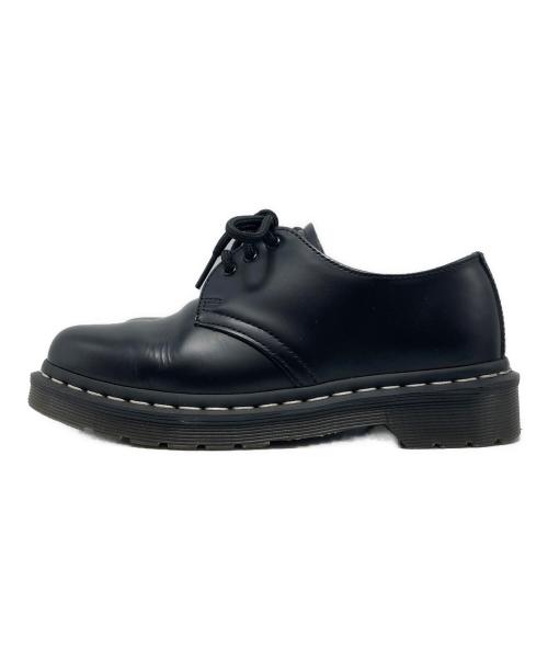 Dr.Martens（ドクターマーチン）Dr.Martens (ドクターマーチン) ホワイトステッチ3ホールドレスシューズ ブラック サイズ:UK3の古着・服飾アイテム