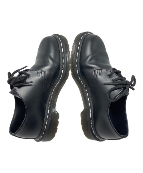 Dr.Martens（ドクターマーチン）Dr.Martens (ドクターマーチン) ホワイトステッチ3ホールドレスシューズ ブラック サイズ:UK3の古着・服飾アイテム