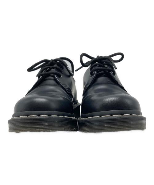 Dr.Martens（ドクターマーチン）Dr.Martens (ドクターマーチン) ホワイトステッチ3ホールドレスシューズ ブラック サイズ:UK3の古着・服飾アイテム