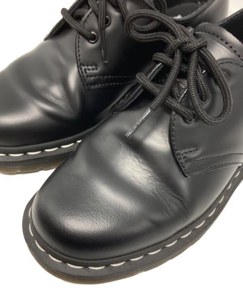 Dr.Martens（ドクターマーチン）Dr.Martens (ドクターマーチン) ホワイトステッチ3ホールドレスシューズ ブラック サイズ:UK3の古着・服飾アイテム