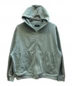 BREATHブレス）の古着「NEWRICH WIDE ZIP UP HOODIE」｜グリーン