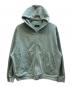 BREATH（ブレス）の古着「NEWRICH WIDE ZIP UP HOODIE」｜グリーン