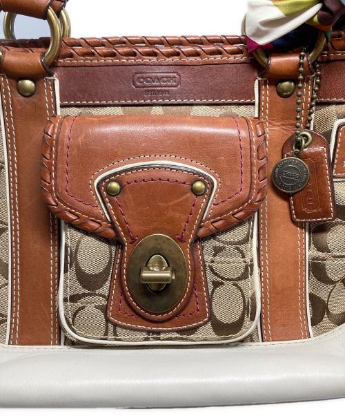 COACH（コーチ）COACH (コーチ) ハンドバッグ ブラウン サイズ:-の古着・服飾アイテム