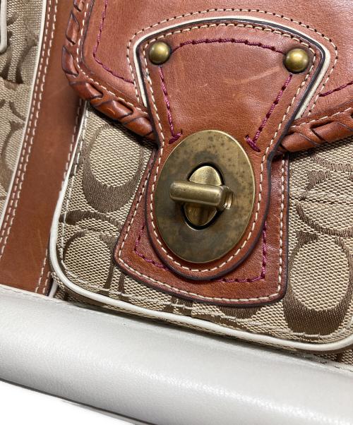 COACH（コーチ）COACH (コーチ) ハンドバッグ ブラウン サイズ:-の古着・服飾アイテム