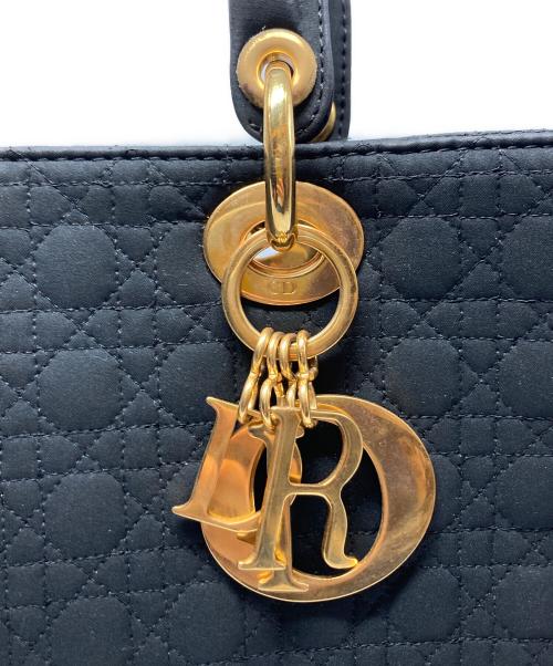 Christian Dior（クリスチャン ディオール）Christian Dior (クリスチャン ディオール) キルティングバッグ ブラックの古着・服飾アイテム