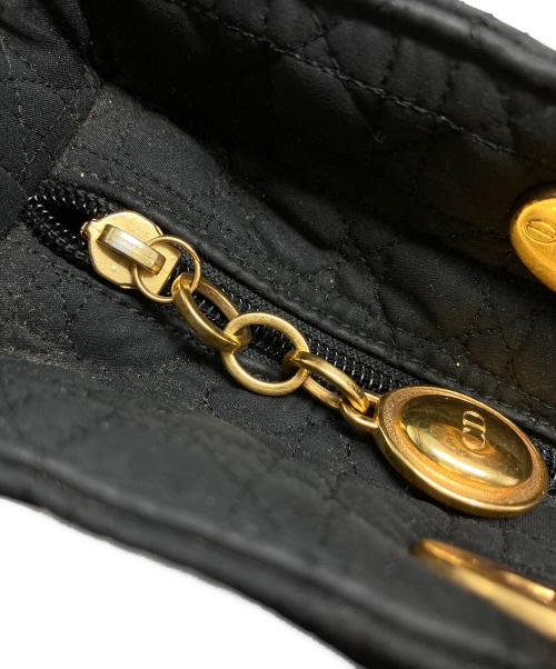 Christian Dior（クリスチャン ディオール）Christian Dior (クリスチャン ディオール) キルティングバッグ ブラックの古着・服飾アイテム