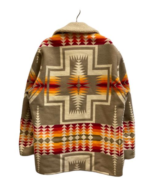 PENDLETON（ペンドルトン）PENDLETON (ペンドルトン) クルミ釦ネイティブウールジャケット ベージュ サイズ:42の古着・服飾アイテム