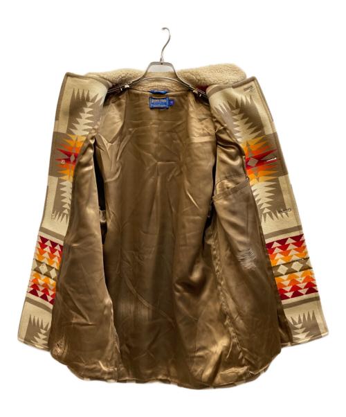 PENDLETON（ペンドルトン）PENDLETON (ペンドルトン) クルミ釦ネイティブウールジャケット ベージュ サイズ:42の古着・服飾アイテム