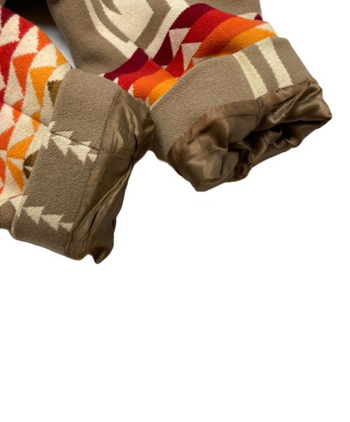 PENDLETON（ペンドルトン）PENDLETON (ペンドルトン) クルミ釦ネイティブウールジャケット ベージュ サイズ:42の古着・服飾アイテム