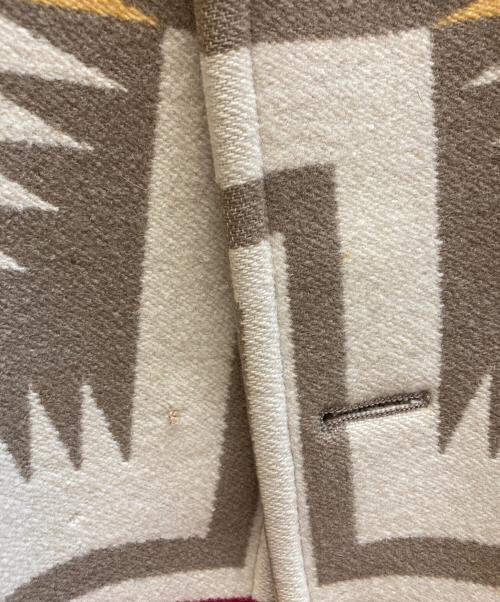 PENDLETON（ペンドルトン）PENDLETON (ペンドルトン) クルミ釦ネイティブウールジャケット ベージュ サイズ:42の古着・服飾アイテム