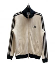 adidas（アディダス）の古着「ワッフル クラシック トラックトップ/JW0109」｜ベージュ×ブラック