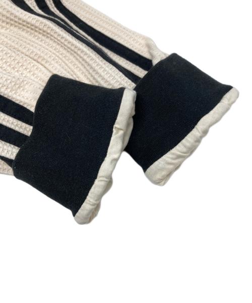 adidas（アディダス）adidas (アディダス) ワッフル クラシック トラックトップ/JW0109 ベージュ×ブラック サイズ:Lの古着・服飾アイテム